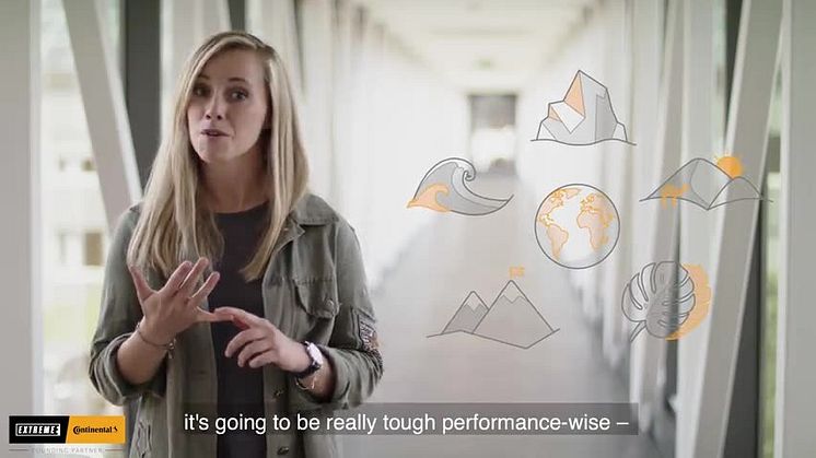 Mikaela Åhlin-Kottulinsky forklarer hva Extreme E er. 
