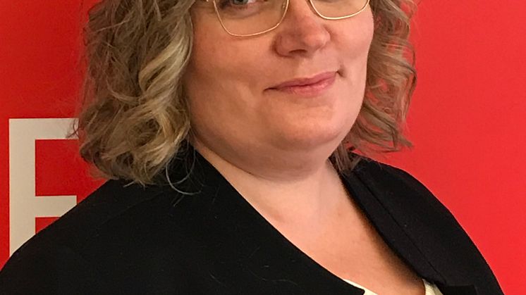Inköpschef Johanna- Maria Johansson på AQ-plast deltar på matchmakingen under Elmia Subcontractor Connect 2020