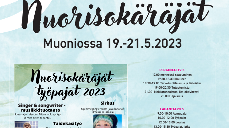 Nuorisokäräjien ohjelma