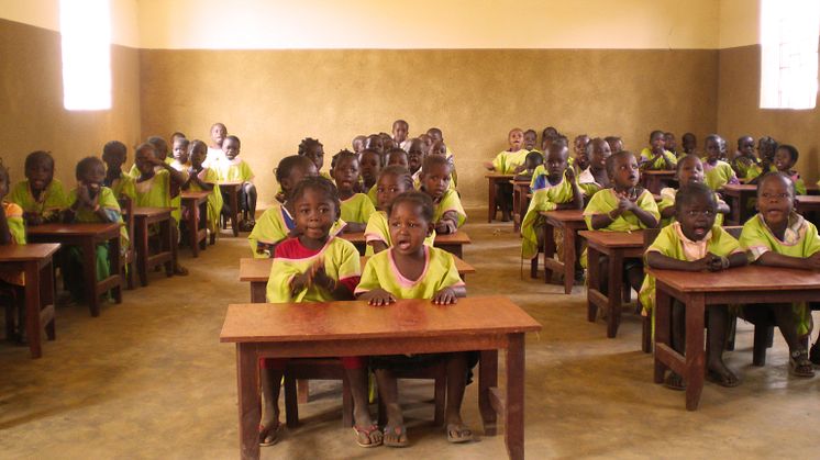 Förskolebarn i Mali
