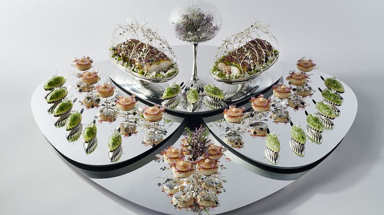 Sverige prisades för bästa fatpresentation i Bocuse d'Or 2023