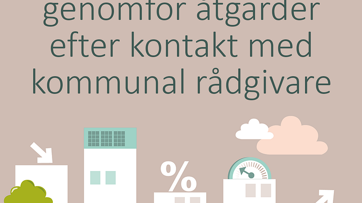 Nya siffror visar högt söktryck på energi- och klimatrådgivningen