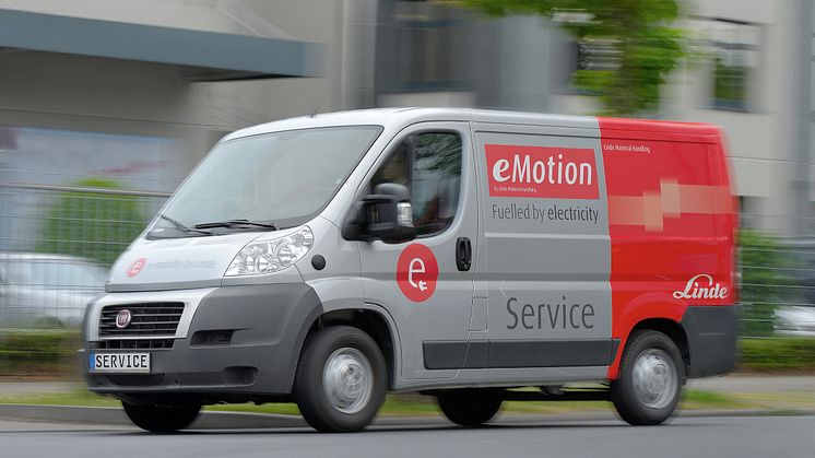 Nyhet från World of Material Handling - Elektrisk servicebil skonar miljön