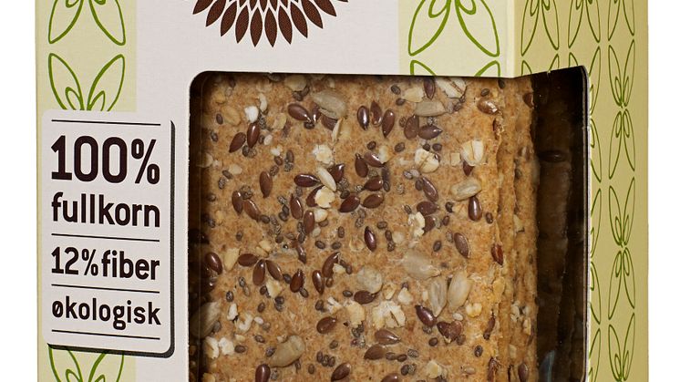Helios knekkebrød havre og chia økologisk 200g
