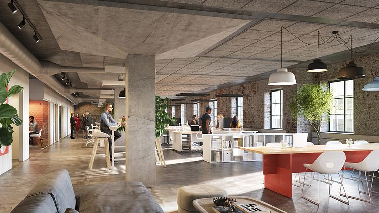 Visionsbild Kämpegatan 10 i Pagodenområdet