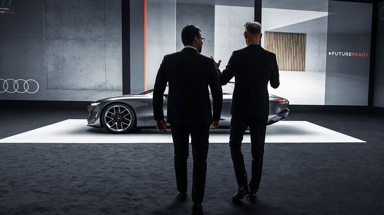 Audi grandsphere concept, Marc Lichte (Head of Design) og Oliver Hoffmann (Head of Technical Development)