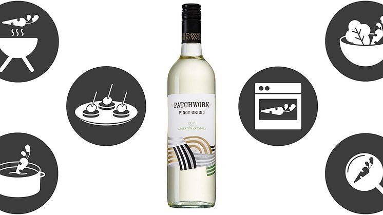 Vinet till vego kommer från Patchwork!  - ”till varje vegorätt finns ett vin som är rätt”