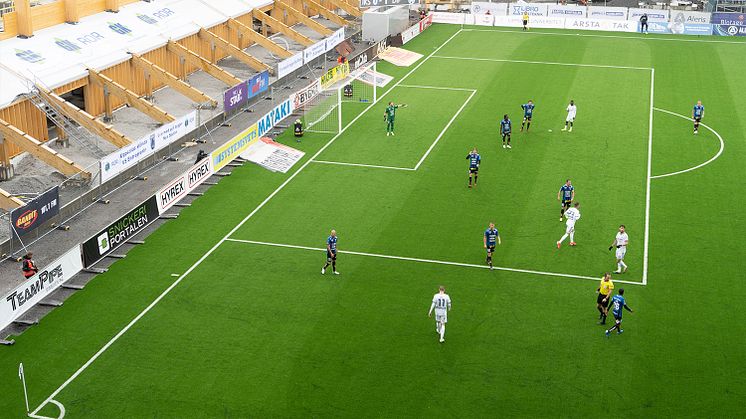 GK Rör under match på Studenternas IP