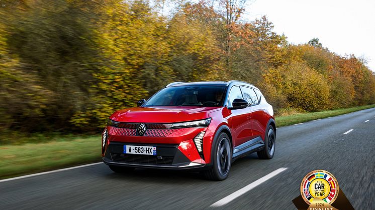Renault Scenic i finalen om Car of the Year 2024