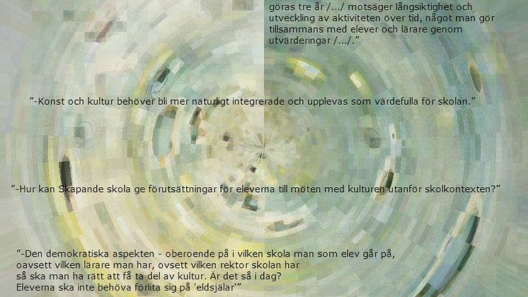 Pressinbjudan: Regional konferens för Skapande skola