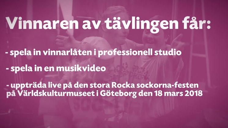 Rocka sockorna - MUSIKTÄVLINGEN 2017