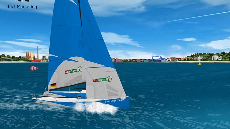 Segeln trotz Corona. Virtuelle Inshore Regatta erfreut sich großer Beliebtheit. Hier z.B. auf der Kieler Förde