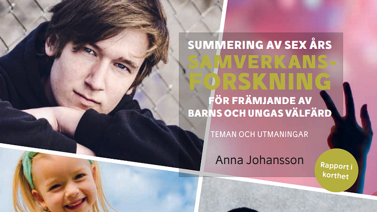Ökad spridning av barn- och ungdomsvetenskaplig forskning 