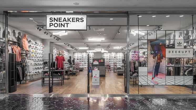 Stadium Groups nya butikskoncept, Sneakers Point.