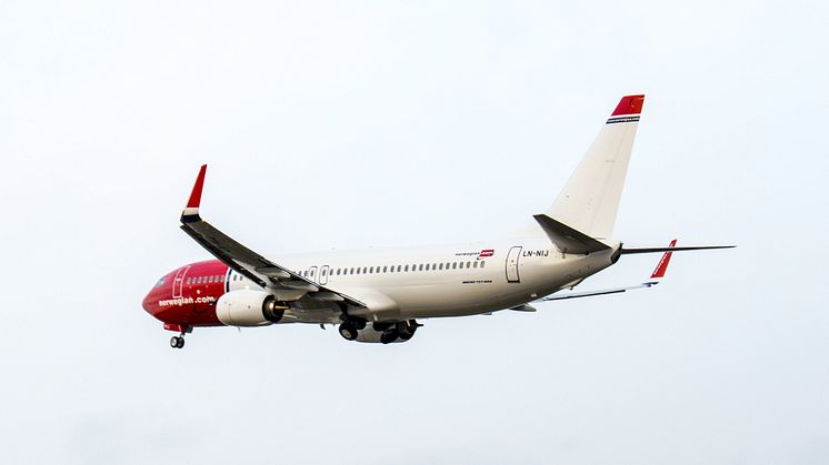 Norwegian recibe su último Boeing 737 de la serie 800