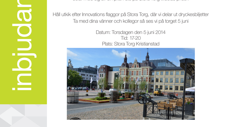 Kom på after work på Stora Torg i Kristianstad!