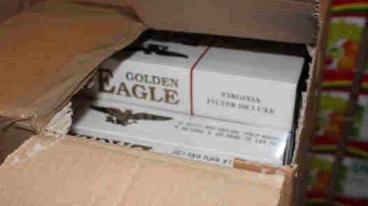 Op Quadrant Boxes of Golden Eagle cigarettes