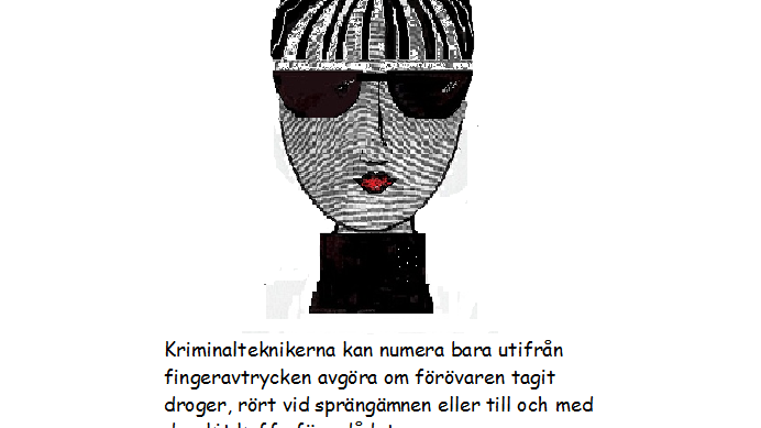 Ett finger kan lämna mer än bara ett avtryck