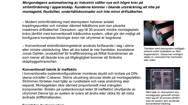 Ny strömfördelning för ökad driftsäkerhet inom industrin