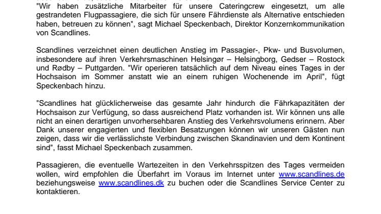 Vulkanausbruch pusht Fährverkehr