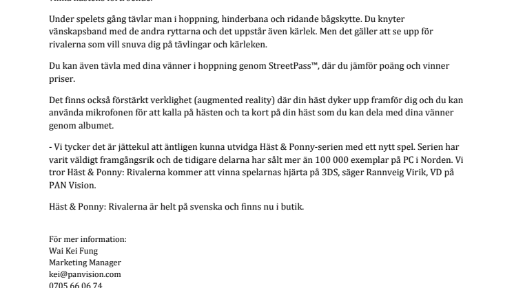 Häst & Ponny gör hoppet till 3D!