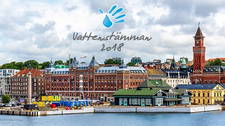 Pressinbjudan: Media hälsas välkomna till Vattenstämman 2018 i Helsingborg 22-23 maj