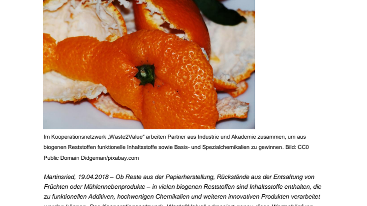Wertschöpfung aus biogenen Reststoffen