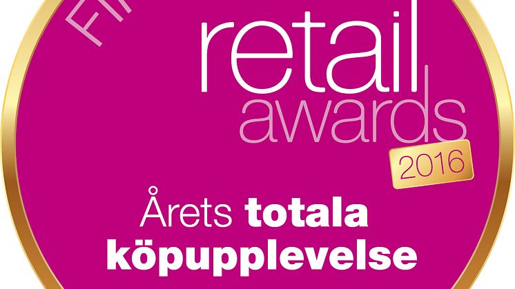 NESPRESSO FINALISTER I RETAIL AWARDS I KATEGORIN ’ÅRETS TOTALA KÖPUPPLEVELSE’