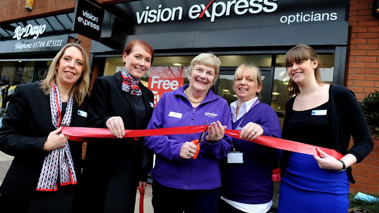 ​Formby Stroke Survivor Officially Opens Vision Express Store