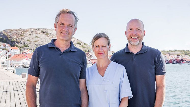 Tomas Endre, Anna Stubberöd och Daniel Jonson arbetar på Sotenäs Vårdcentral i Hunnebostrand.