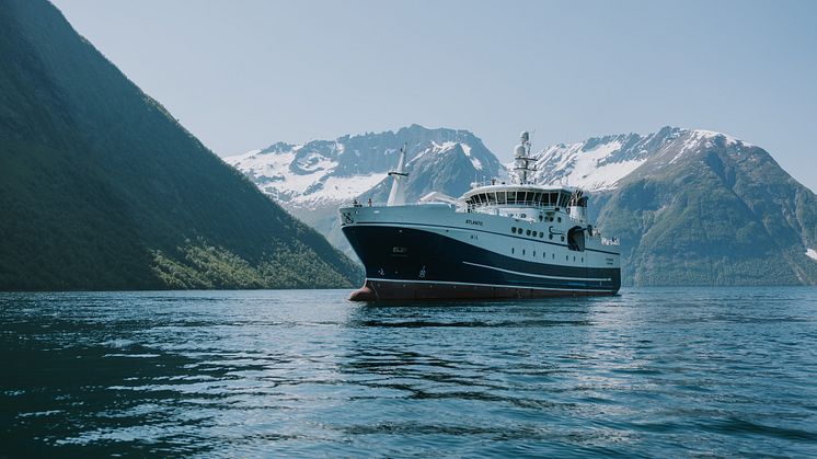 Norwegian frozen at sea vessel Atlantic 2