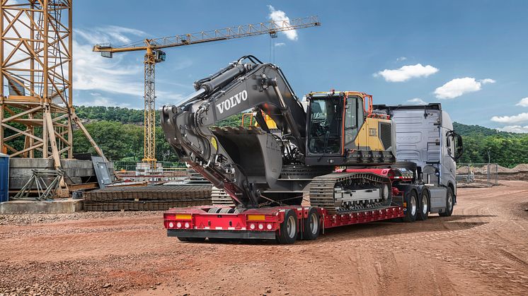 Volvo EC350E - enkel transport