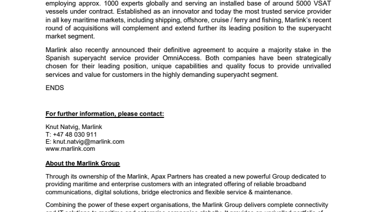 Livewire Connections now part of Marlink Group