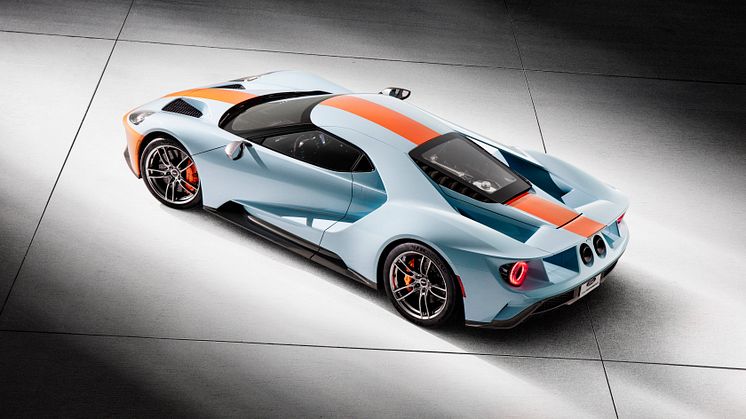 Ny Ford GT Gulf Oil lakering