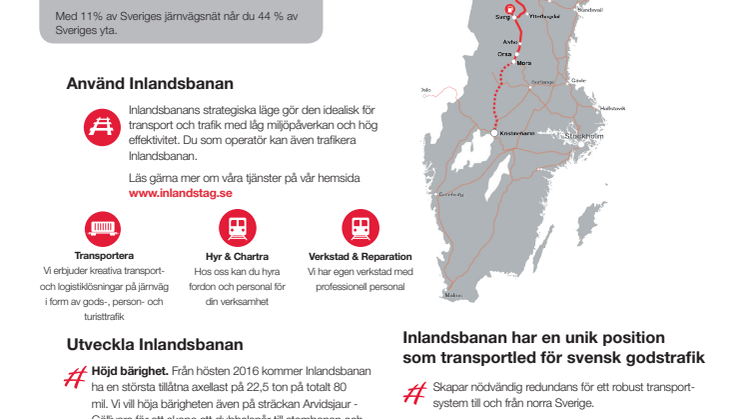Använd & Utveckla Inlandsbanan