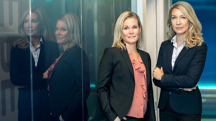 På bilden: VD Hanna Neidenmark och Expansionschef Mikaela Grännby. 