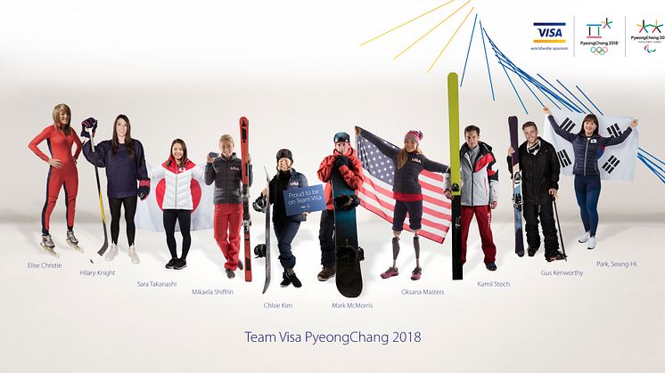 Visa oznámila složení Týmu Visa pro nadcházející zimní olympijské a paralympijské hry