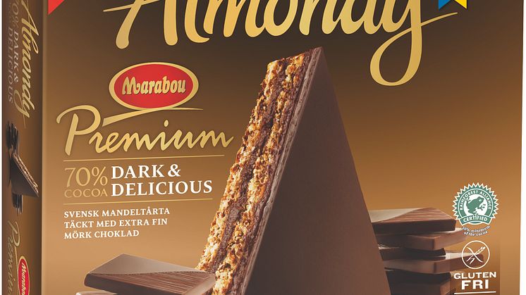 Almondy Marabou Premium Dark & Delicious 70%