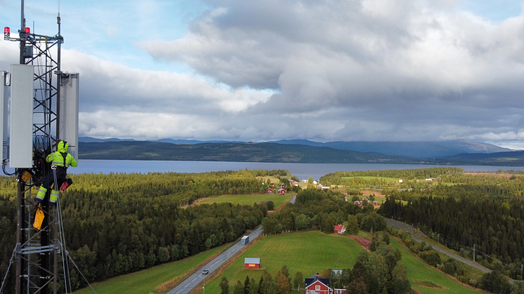 Telia Sverige säkrar viktigt spektrum för fortsatt utbyggnad av mobilnätet