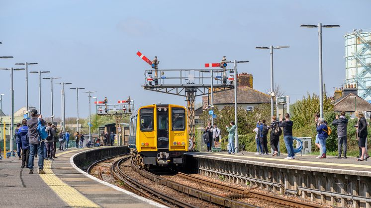 Farewell tour of Class 313 coastal trains