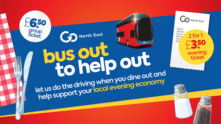 Go North East launches new ‘Bus Out to Help Out’ offer to help support local evening economy
