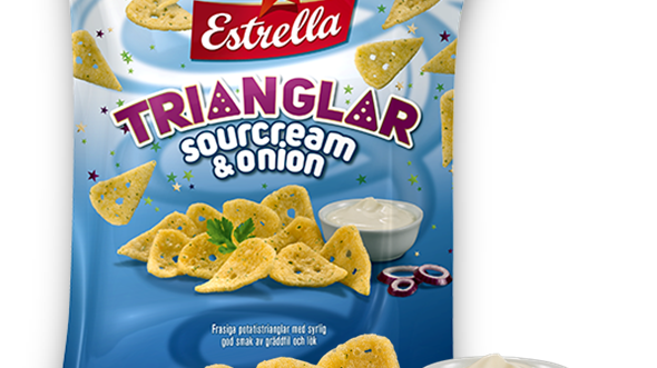 Estrella lanserar frasigt goda Trianglar 