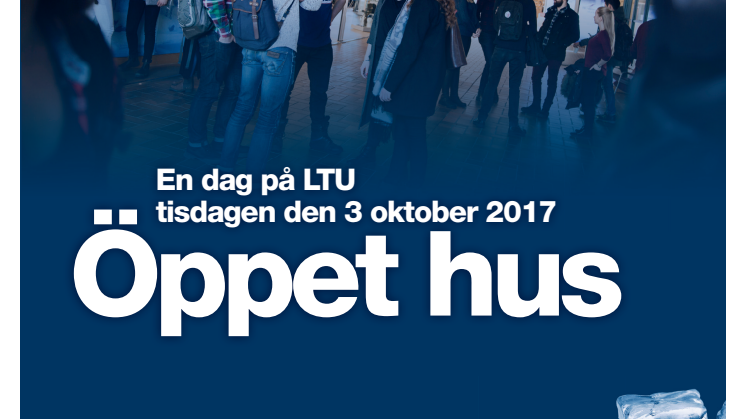 Program Öppet hus 3 oktober
