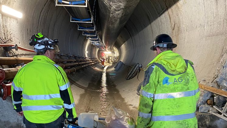 Mapei Levererar produkter till  TBM tunnel