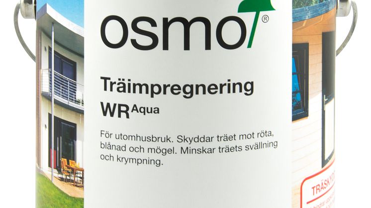 Vattenbaserad impregnering för uteträ