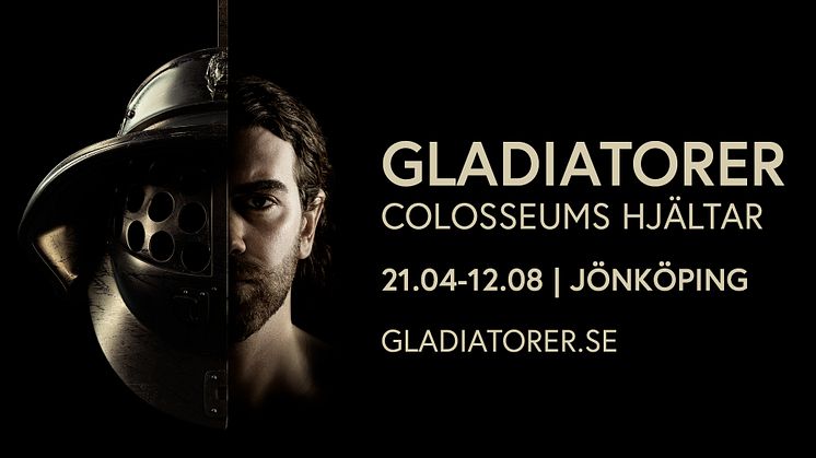 Välkommen på pressvisning av utställningen Gladiatorer - Colosseums Hjältar 
