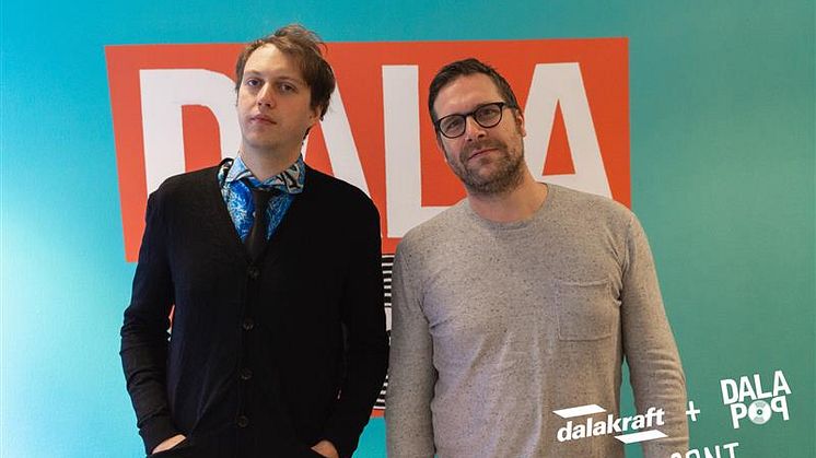 Pelle Andersson och Daniel Olsson grundare och verksamhetsledare för Dalapop