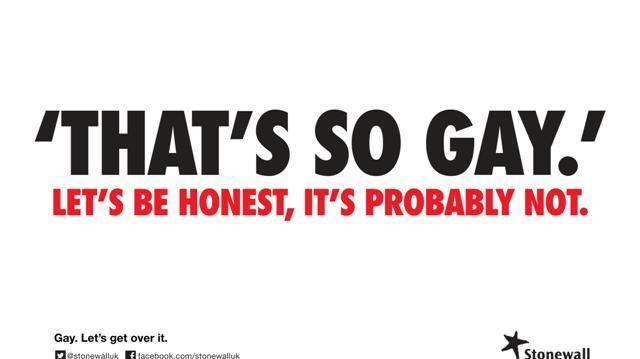 Tackling homophobic language in schools