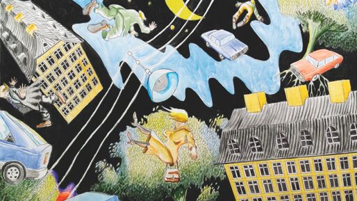 PETER LAND, SVART PEDAGOGIK PÅ NORDISKA AKVARELLMUSEET