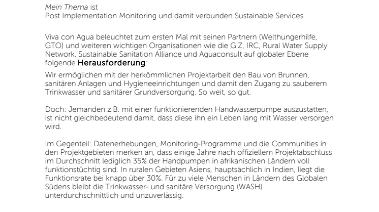 Auf ein Wasser mit Chris Wiebe: Stockholm Water Week